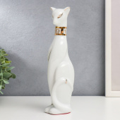 Сувенир керамика "Кошка египетская, белая" h=23см 649849