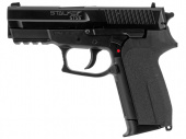 Пистолет пневматический Stalker STSS (SIG Sauer SP2022) к.4,5мм, 12г CO2, металл-пластик, 120 м/с, Hop-Up, магазин 21 шарик, чёрный, 760г