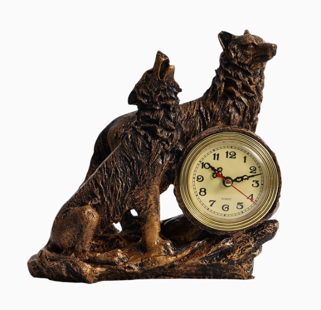 Часы настольные 21,5х23,5х12см д-7см 10781558