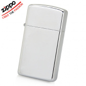 Зажигалка ZIPPO 1610 Slim High Polish Chrome