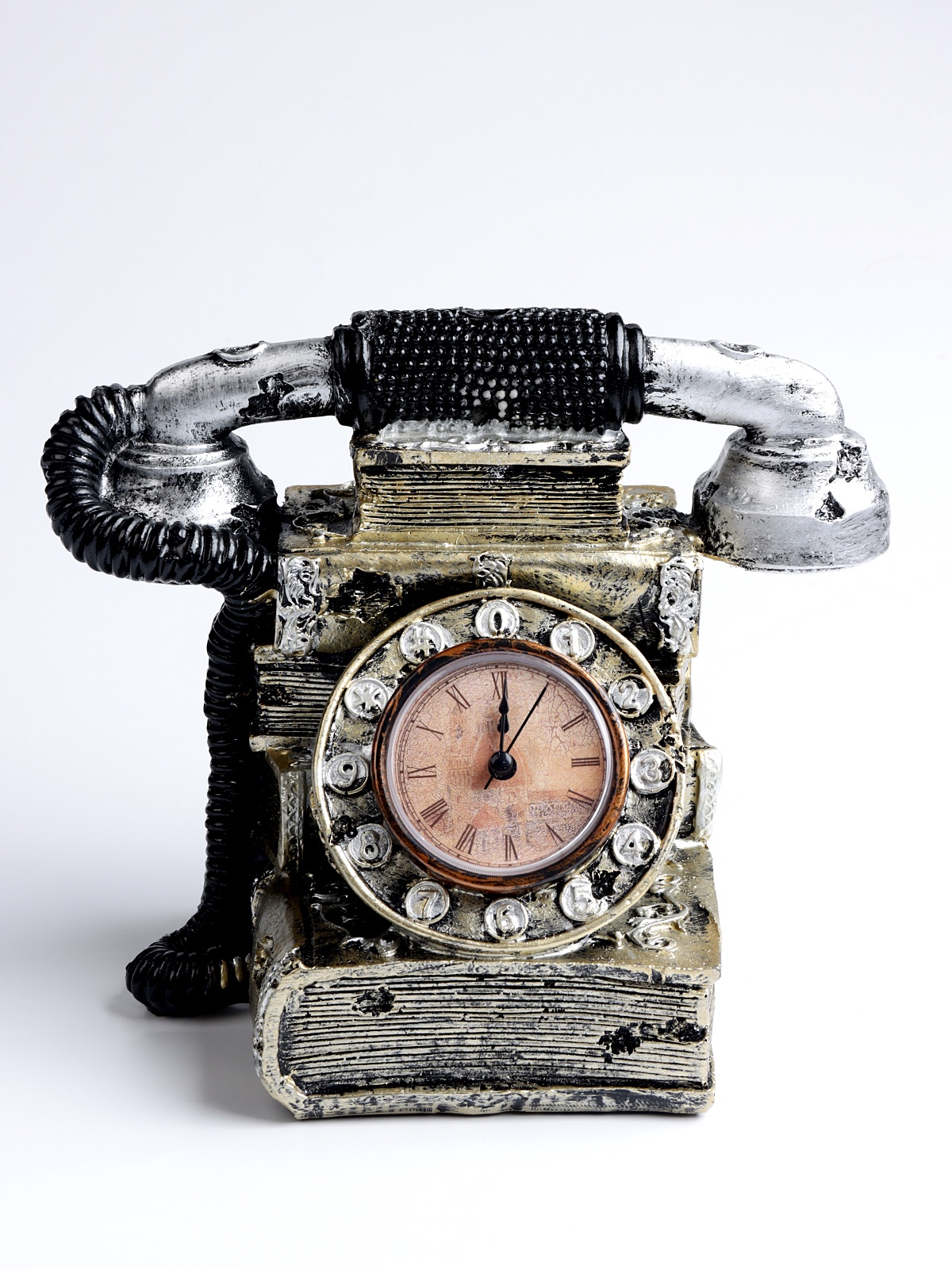 Часы настольные "Телефон" 23,5х14х18,5см д-5,5см 10781552