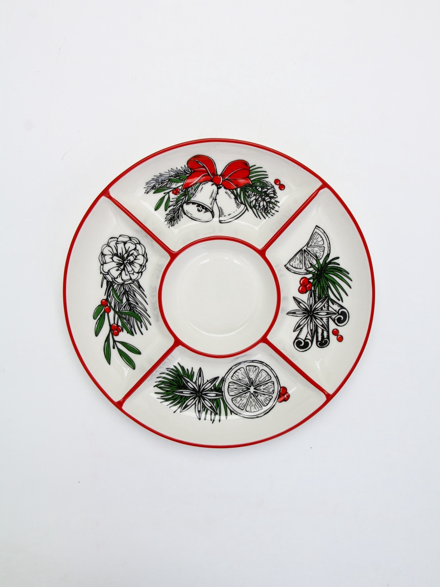 Менажница "Новогоднее настроение", 25,5х3 см 9578681