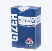 Фильтры Gizeh carbon 8 мм (100)