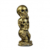Статуэтка "Три черепа" состарен. золото, 7664467
