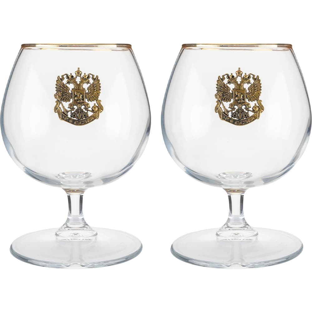 Набор бокалов д/коньяка 2шт.Шаранте"Герб"10056597