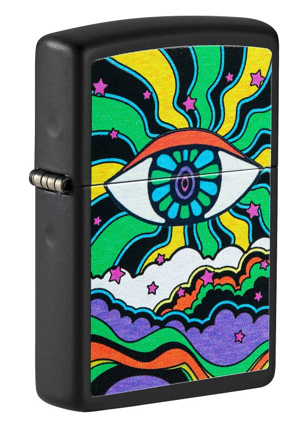 Зажигалка ZIPPO Black Light Eye Design 49699