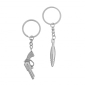Брелок для ключей Cartage, металл, набор 2 шт 5180076