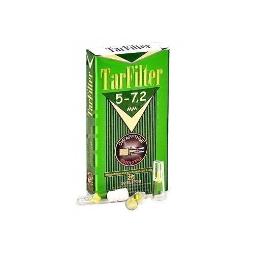 Мундштук фильтр для сигарет TarFilter 5-7,2 мм 25 шт