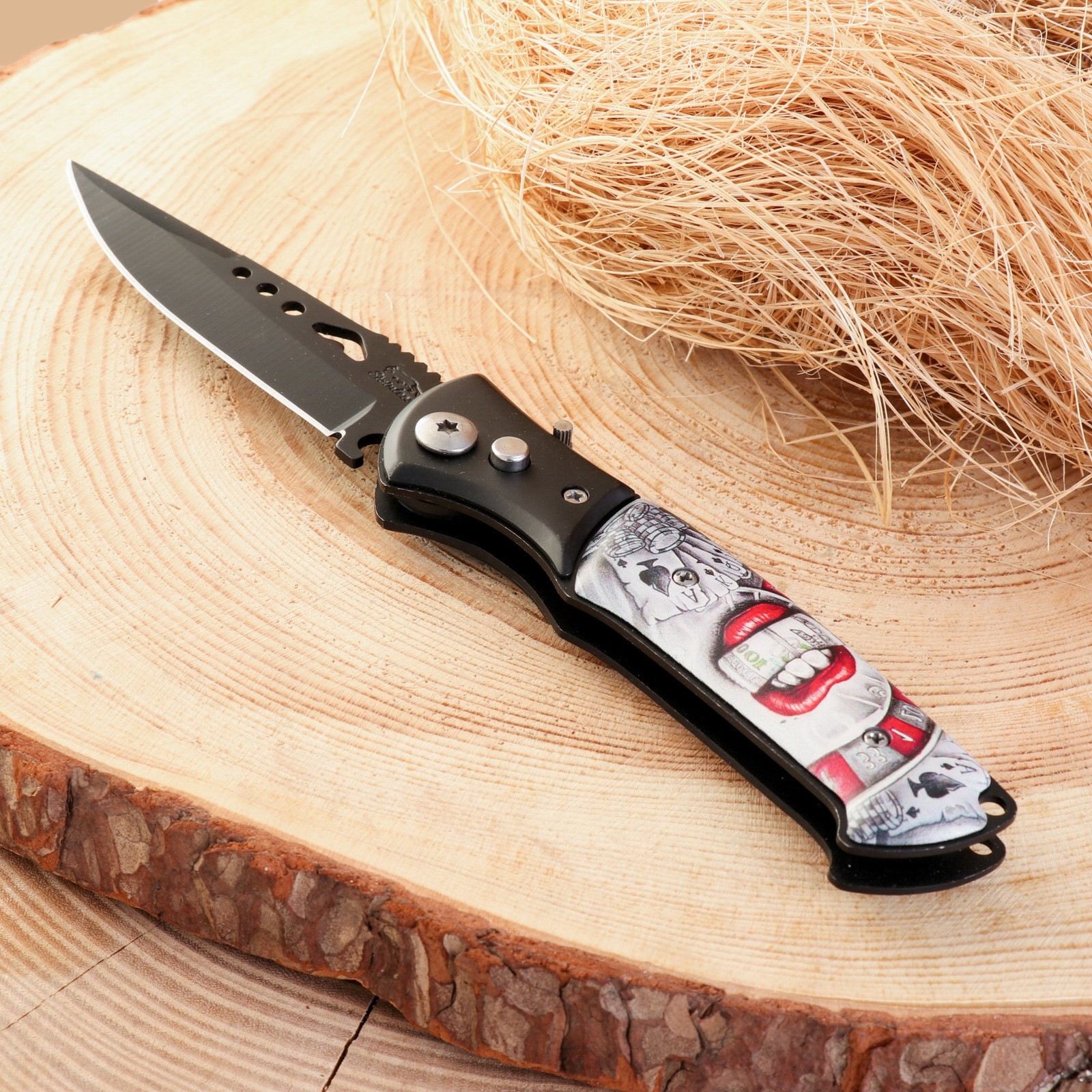 Нож складной "Джокер" 20см, клинок 85мм/2мм 10135903