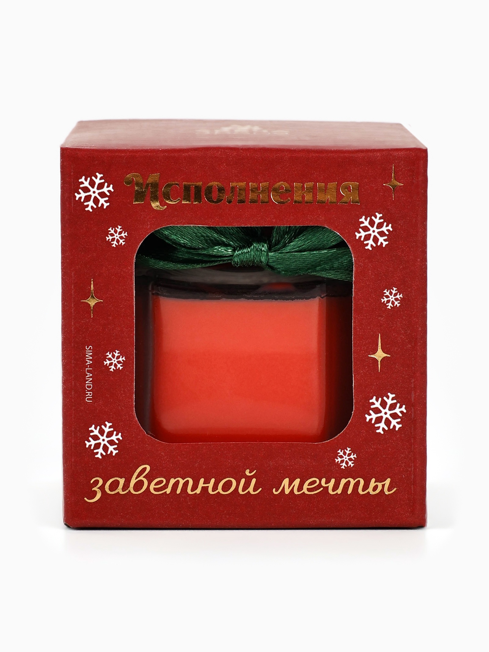 Свеча новогод. в банке «Новогодняя», аромат лесн. ягоды 9469591