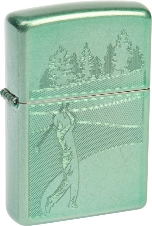 Зажигалка ZIPPO 24838 Golf Range Mint Green