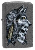 Зажигалка ZIPPO 29863 Wolf Skull