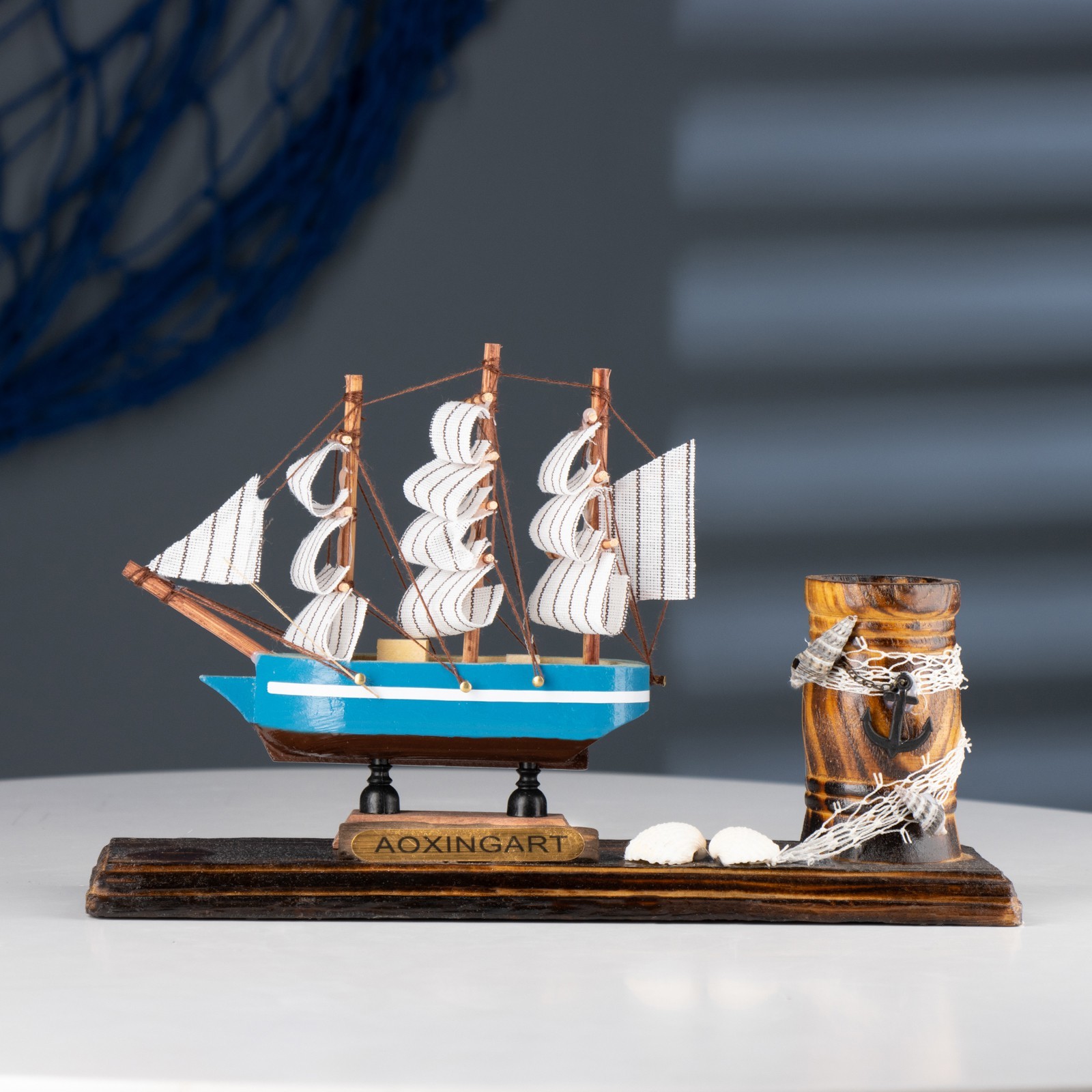 Набор настольный "Корабль" с карандашницей 22*7*15см 5285440