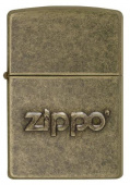 Зажигалка ZIPPO 28994 ZIPPO Logo Stamp, Antique Brass