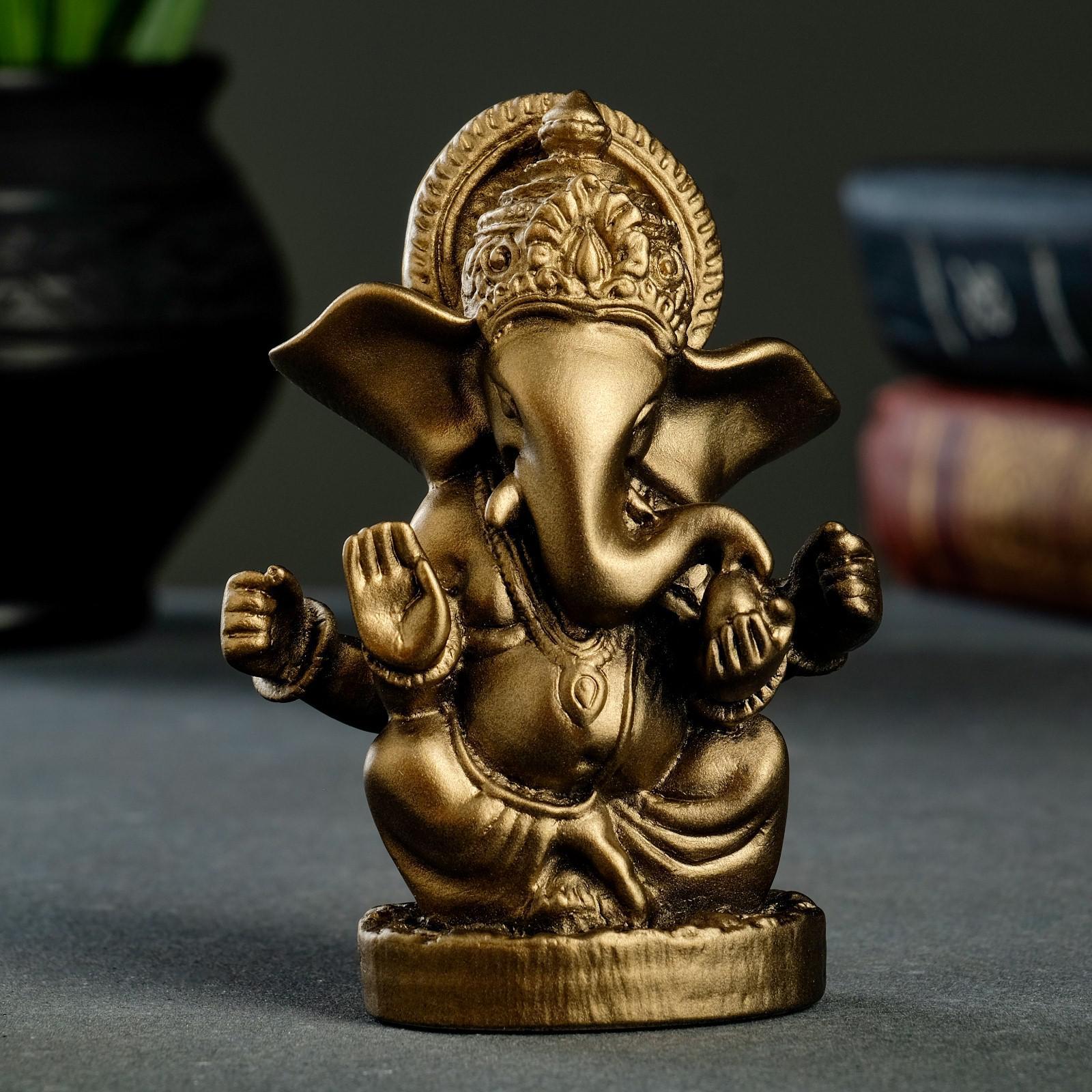 Фигура "Ганеша" 11 см бронза 6625758