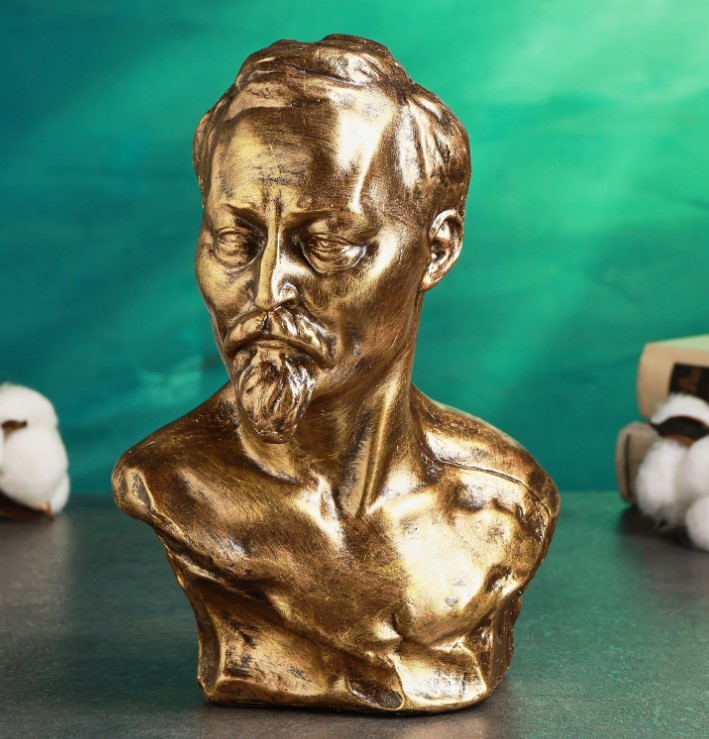 Бюст «Дзержинского.», бронза 17×24 см 4203384