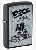 Зажигалка ZIPPO Car Design с покрытием Black Matte 48572