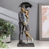 Сувенир полистоун романтика "Поцелуй под дождём" 29,5х11х8 см 2600621
