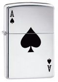 Зажигалка ZIPPO 24011 LUCKY ACE