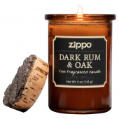 Ароматизированная свеча ZIPPO Spirit Candle Dark Rum & Oak 70016