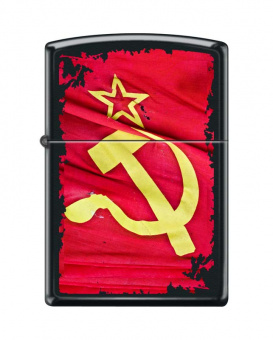 Зажигалка ZIPPO 218 SOVIET FLAG SICKLE