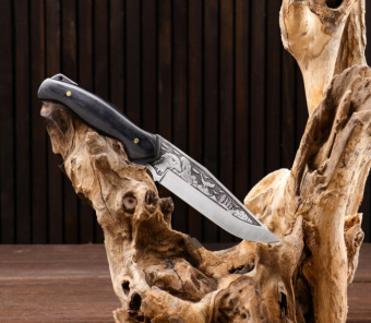 Нож охотничий "Сарыч" сталь - 50х14, рукоять - дерево, 25 см 4863183