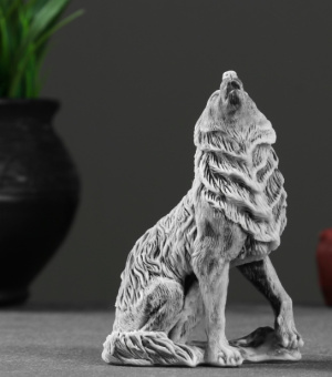 Сувенир "Волк воет малый" 10см 4198972