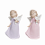 Сувенир  "Ангел-девочка в цветном платье с букетом"  11х6х4 см   3775419