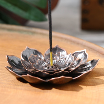 Подставка для благовоний "Лотос", цвет медный, 7625465