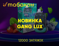 НОВИНКА GANG LUX на 12000 затяжек