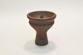 Чаша для кальяна темная глина