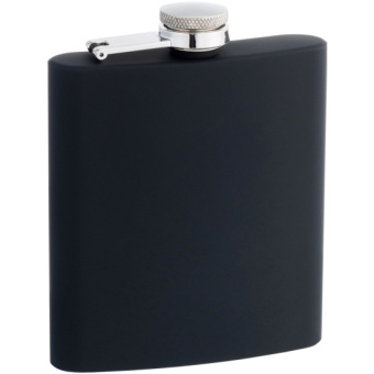 Фляга S.Quire 0,18 л, Black Ice, сталь, черная PD611-6