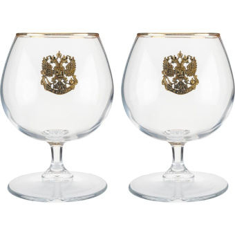 Набор бокалов д/коньяка 2шт.Шаранте"Герб"10056597