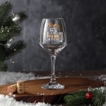 Бокал для вина «Мечты сбываются», 350 мл 7012018