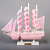 Корабль 24 см розовый арт.011-461