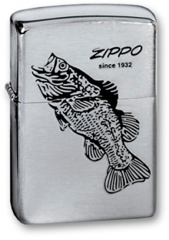 Зажигалка ZIPPO 200 Black Bass