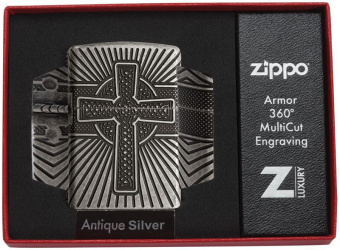 Зажигалка ZIPPO 29667 Armor® Armor Celtic Cross Design
