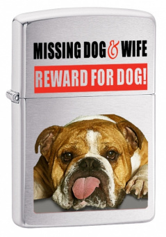 Зажигалка ZIPPO 200 Missing dog and wife