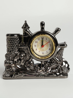 Часы органайзер для канцелярии, 14 х 18 х 4.5 см, d-5.5 см 10780095