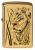 Зажигалка ZIPPO Proud Lion с покрытием Brushed Brass 204B