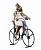 Сувенир полистоун романтика "Влюблённые - прогулка на велосипеде" 26,5х12,5х26 см   4174736