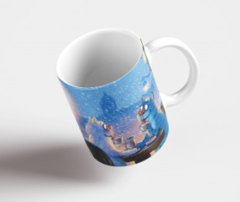 Кружка Кошарики  в Питере. Чаепитие и Салют( 00222)