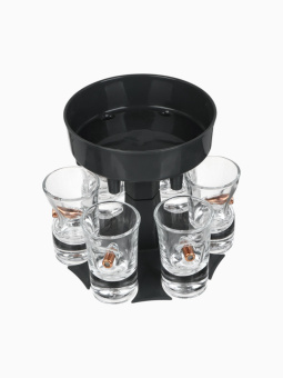 Набор стопок непробиваемых, с наливатором «Русская рулетка», 6 штук 9942506