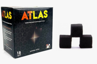Уголь для кальяна Атлас 18 шт 25 мм (40)