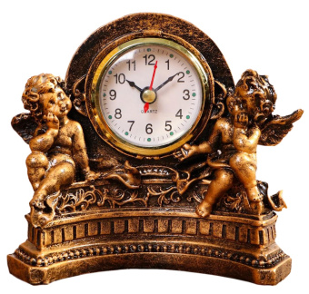 Часы настольные "Ангелы" 14х7х12,5см д-4,7см 5180708