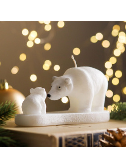 Свеча декоративная "Медведица и медвежонок"