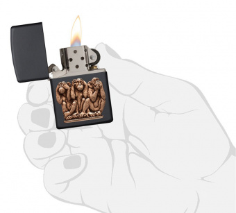 Зажигалка ZIPPO 29409 Three Monkeys