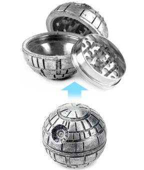 Гриндер Атрибут металл 3 части, диам. 50мм, Звезда смерти HTr_DA-023HG-6