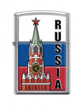 Зажигалка ZIPPO 207 KREMLIN FLAG RUSSIA