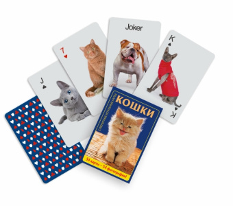 Карты игральные "Кошки"  арт.9037
